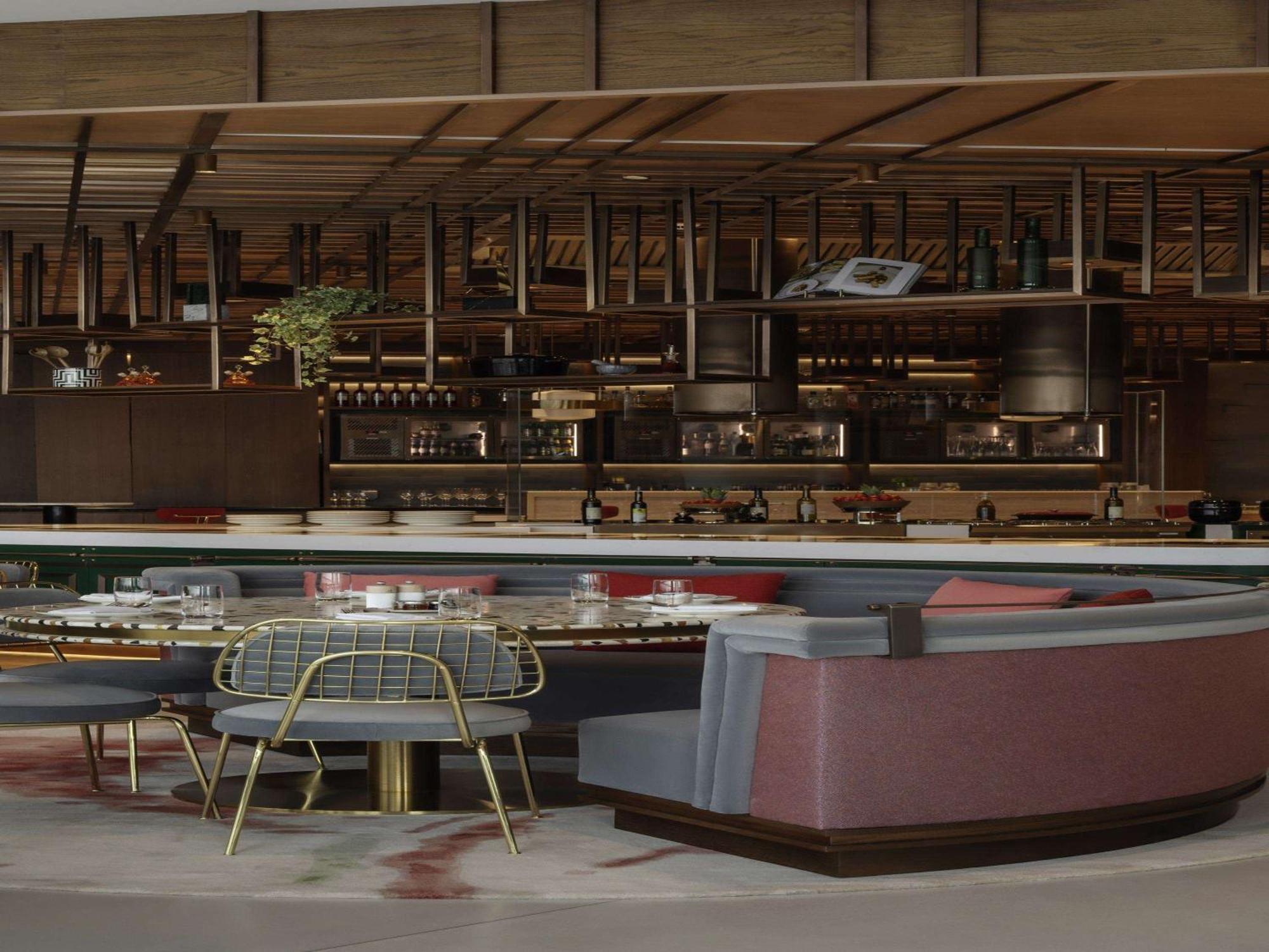 So/ Uptown Dubai 호텔 외부 사진 The interior of the restaurant