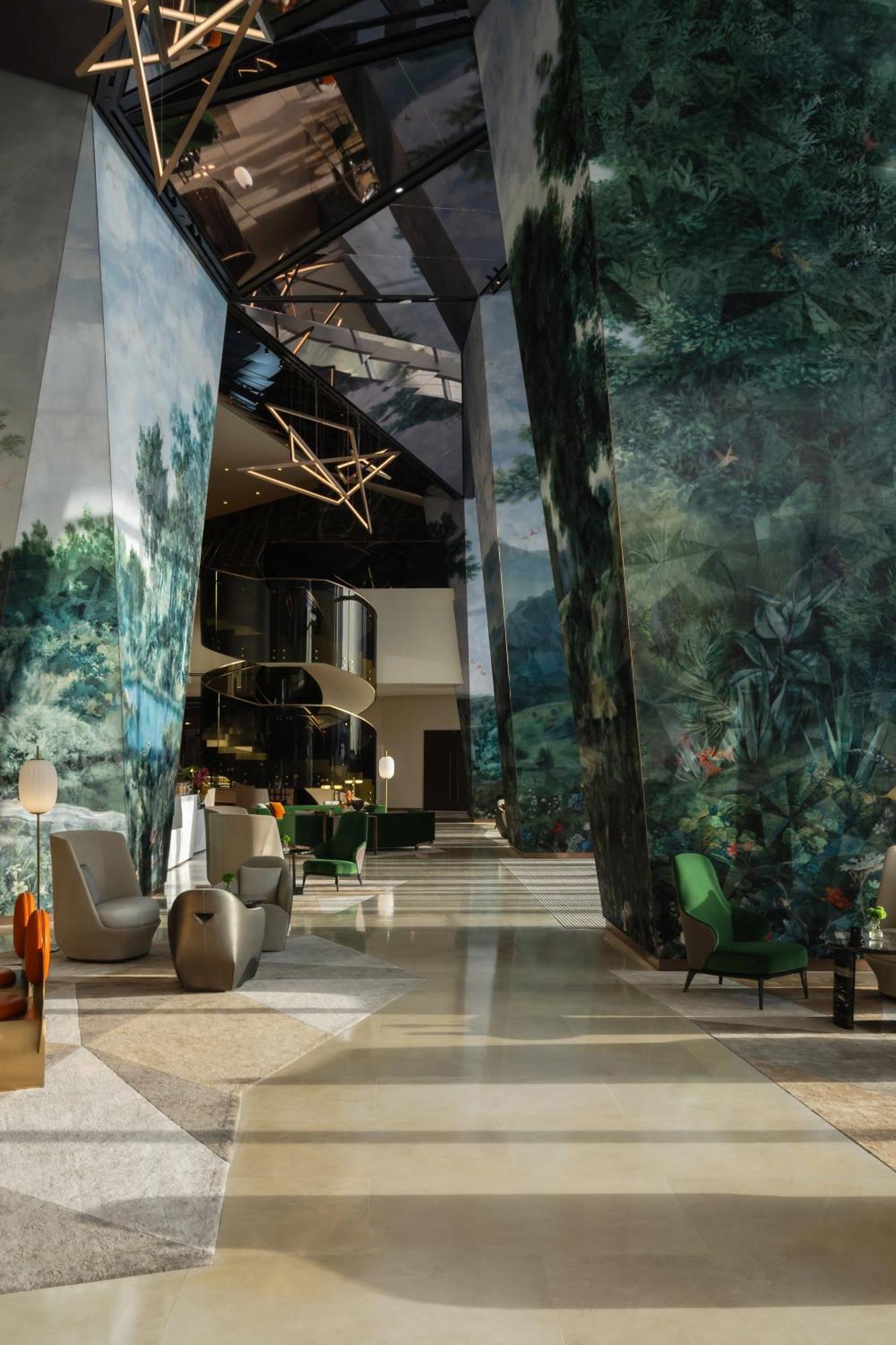 So/ Uptown Dubai 호텔 외부 사진 The lobby of the hotel