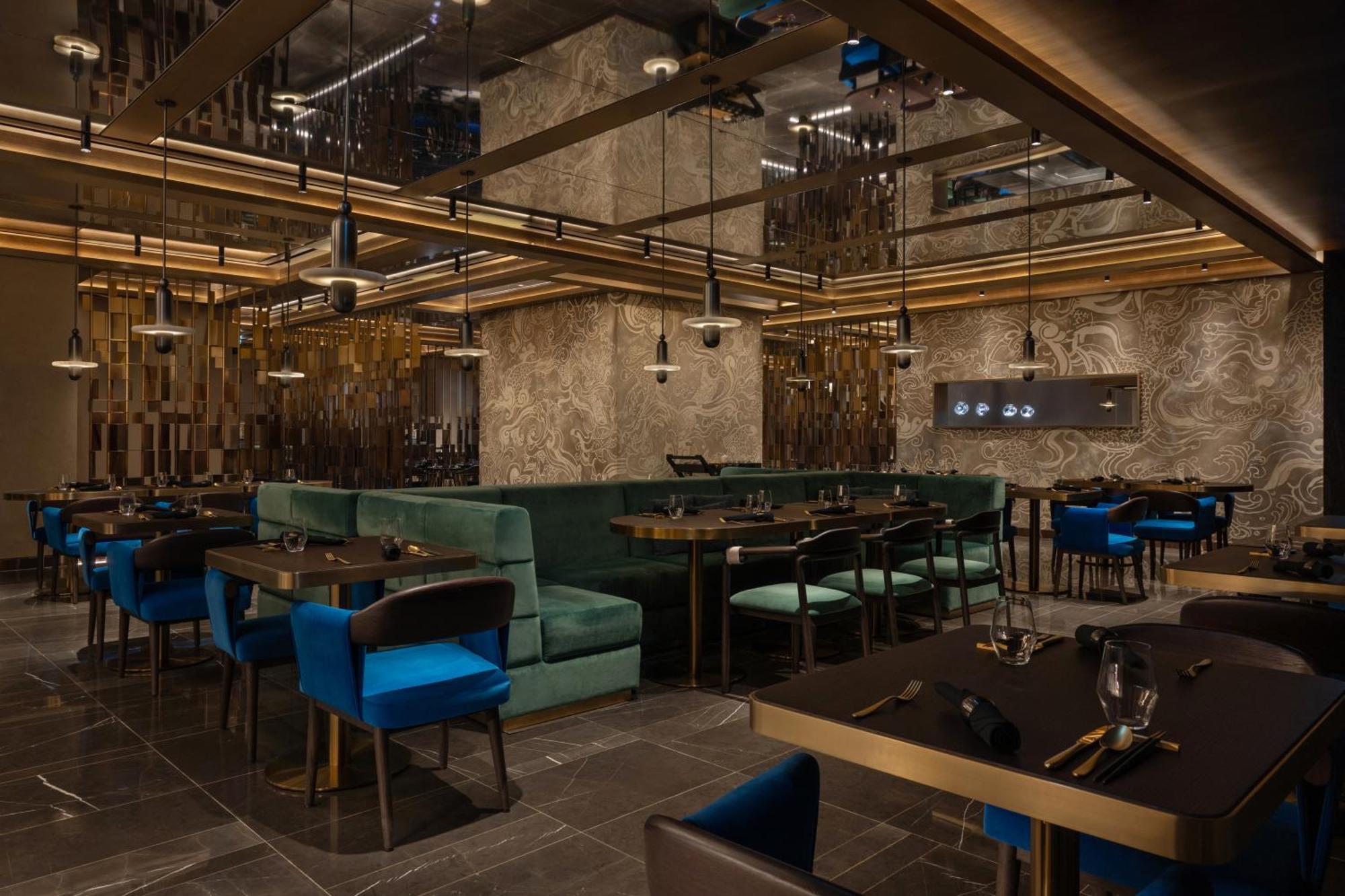 So/ Uptown Dubai 호텔 외부 사진 The interior of the restaurant